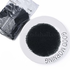 透明チェコガラスシードビーズ15/0個  ラウンド  グレー  1.5x1mm  穴：0.5mm  約500 G /袋&nbsp;SEED-N004-004-12