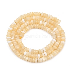 Natural Yellow Jade Beads Strands&nbsp;GG-NH0014-B02