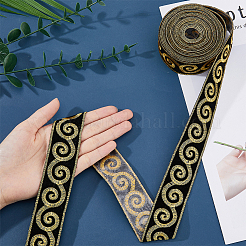 Chinese Style Lace Embroidery Cloth Ribbons&nbsp;OCOR-WH0067-69C