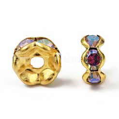 Brass Rhinestone Spacer Beads&nbsp;RSB028NF-02G