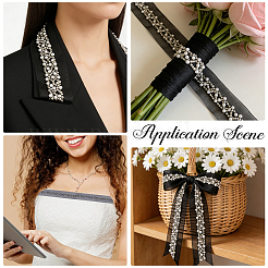 4Yards Polyester Lace Ribbon&nbsp;SRIB-GF0001-73A-01