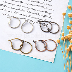 Brass Hoop Earrings&nbsp;KK-CD0001-10