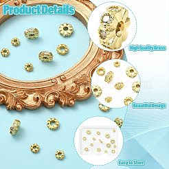 15Pcs 3 Styles Brass Cubic Zirconia Spacer Beads&nbsp;KK-CJ0003-84