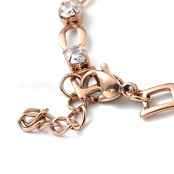 Crystal Cubic Zirconia Tennis Bracelet&nbsp;BJEW-E108-02RG