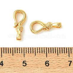 シェグレース真鍮製引き輪  カドミウムフリーと鉛フリー＆ニッケルフリー  18KGP本金メッキ  14.5x6x3mm  穴：4.5x3.5mm&nbsp;XGRQ6B076-890G