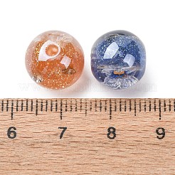 Luminous Transparent Resin & Glitter Powder Beads&nbsp;RESI-C073-16