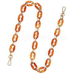 Oval Resin Link Purse Chains&nbsp;FIND-WH20006-62C