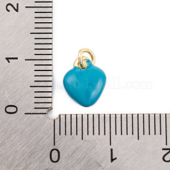 Rack Plating Brass Enamel Pendants&nbsp;KK-P269-10G-03