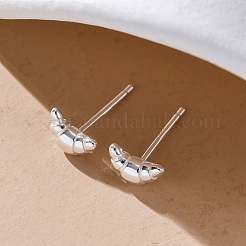 925 Sterling Silver Stud Earrings&nbsp;EJEW-R015-03S