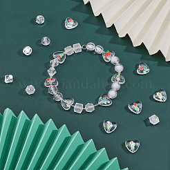 178Pcs 12 Style Transparent Acrylic Beads&nbsp;TACR-CA0001-19