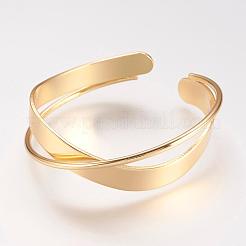 Brass Cuff Bangle&nbsp;BJEW-P168-C