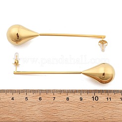 304 Stainless Steel Teardrop Stud Earrings&nbsp;EJEW-M101-03G