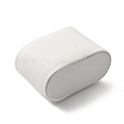 PU模造革時計ディスプレイ枕  内部のスポンジ  ホワイトスモーク  5x7.45x4cm&nbsp;BDIS-XCP0001-02