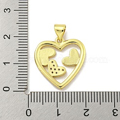 Rack Plating Brass Enamel Cubic Zirconia Pendants&nbsp;KK-B091-14