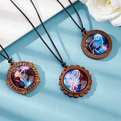 Glass Pendants&nbsp;WOOD-NB0001-63B