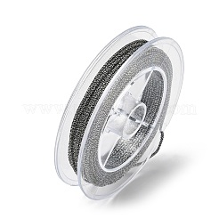 ポリエステルメタリック糸  魚糸入り  ラウンド  ブラック  1mm&nbsp;OCOR-D301-10