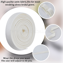 2Pcs Polyester Cord for Women's Wedding Dress Zipper Replacement&nbsp;DIY-GF0010-30C