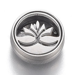 304 Stainless Steel Diffuser Locket Clips&nbsp;AJEW-N025-02P