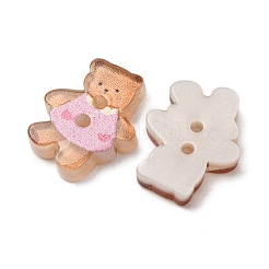 2-Hole Printed Opaque Resin Buttons&nbsp;LS-RE-CBAD26B-24