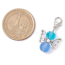 Angel Glass Pendant Decoration&nbsp;HJEW-JM02645-01
