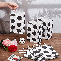Rectangle Paper Gift Bags with Handle&nbsp;ABAG-WH20001-10D