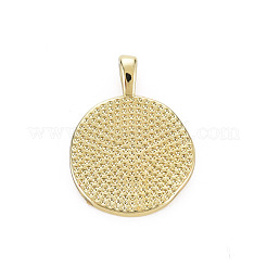 Brass Enamel Pendants&nbsp;KK-Q283-057D-NR