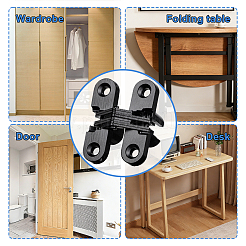 Stainless Steel Hidden Hinges&nbsp;FIND-WH0366-496EB-01