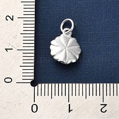 925 Sterling Silver Lotus Flower Charms&nbsp;STER-U009-01S-02