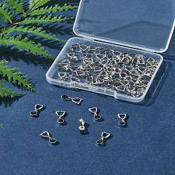50Pcs Brass Ice Pick Pinch Bails&nbsp;IFIN-FS0001-47B