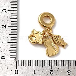 Rack Plating Brass Micro Pave Clear Cubic Zirconia&nbsp;KK-K345-04G