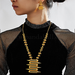 Geometric Middle Eastern Alloy Earrings & Necklaces Sets for Women&nbsp;JS5535
