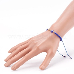 Adjustable Nylon Cord Braided Bead Bracelets&nbsp;BJEW-JB06023-03