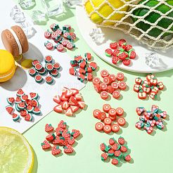 260pcs 12 Styles Handmade Polymer Clay Beads&nbsp;CLAY-CJ0001-89