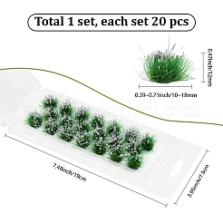 Resin Mini Grass Tufts&nbsp;AJEW-WH20120-10A-02