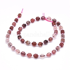 Natural Strawberry Quartz Beads Strands&nbsp;G-O201B-35
