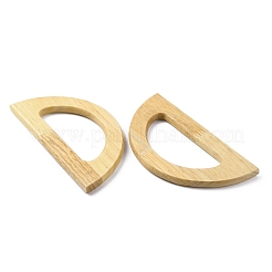 D字型木製バッグハンドル  バッグ交換用アクセサリー用  バリーウッド  7.5x13.5x0.9cm  内径：8.15x4のCM&nbsp;FIND-WH0135-76