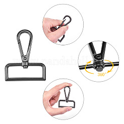 Zinc Alloy Swivel Clasps&nbsp;PALLOY-SZ0001-01