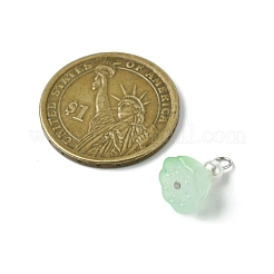 アクリルチャーム7個。  蓮  304ステンレス鋼の平頭ピン付き  ミックスカラー  14x11mm  穴：2x2.5mm&nbsp;PALLOY-JF03242