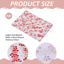 綿織物  服装アクセサリー  花  1480x0.4mm&nbsp;DIY-WH0671-216C-03