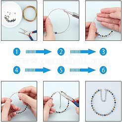 15 Colors Electroplate Glass Beads&nbsp;EGLA-JP0002-02E-6mm