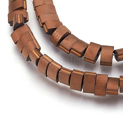 Electroplate Non-magnetic Synthetic Hematite Bead Strands&nbsp;G-I208-16F-A