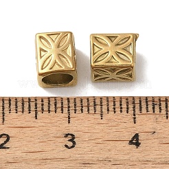 Ion Plating(IP) 304 Stainless Steel European Beads&nbsp;STAS-K285-20G