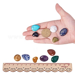 天然石カボション  15~25x18~20x6~7mm  1個/スタイル  23個/箱&nbsp;G-PH0029-01