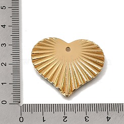 304ステンレスペンダント  スカイブルーのエナメル  ハートチャーム  ゴールドカラー  31x35x2.5mm  穴：2.3mm&nbsp;SA-CBA9EE7-06G-B