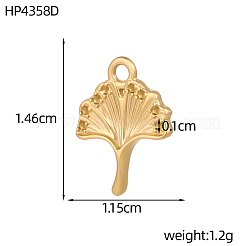 304 Stainless Steel Charms&nbsp;SA-OY001-51G