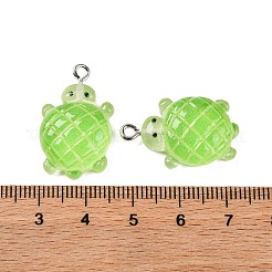 Gradient Color & Luminous Opaque Resin Pendants&nbsp;RESI-S011-01F