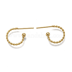 304 Stainless Steel Stud Earring Findings&nbsp;STAS-L252-001G
