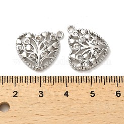 Brass Micro Pave Cubic Zirconia Pendants&nbsp;KK-K355-09P