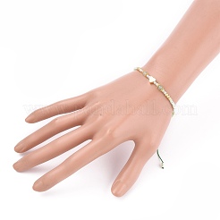 Adjustable Nylon Cord Braided Bead Bracelets&nbsp;BJEW-JB05688-02