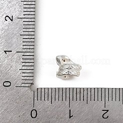 Rack Plating Brass Clear Cubic Zirconia Beads&nbsp;KK-L236-03B-S